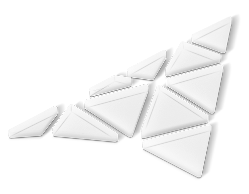 Hände halten Helix aus dem 3D-Drucker